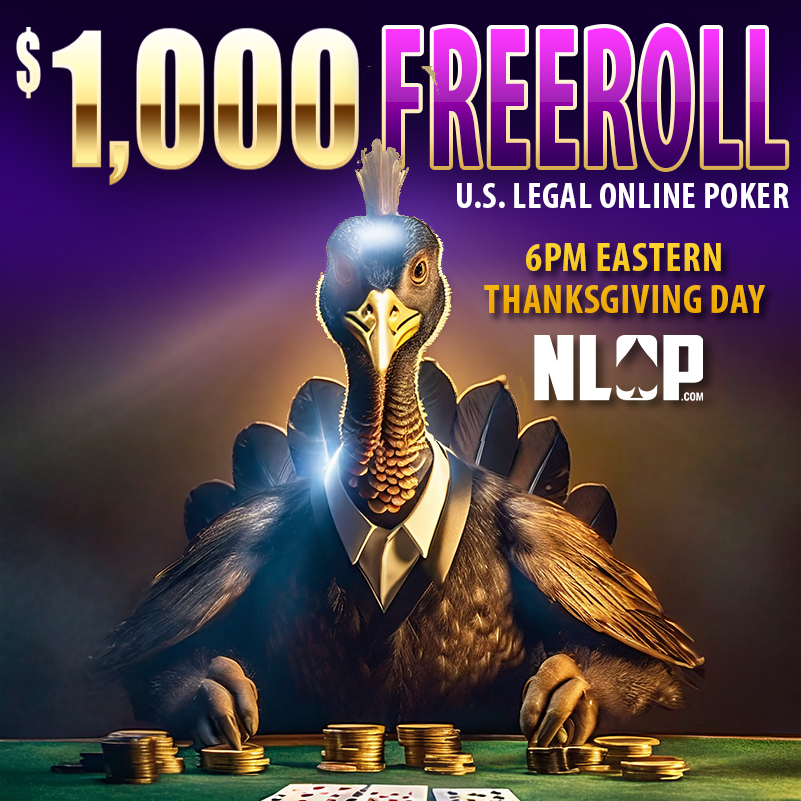 Play in the $1,000 Thanksgiving Freeroll